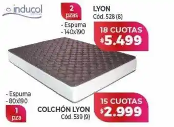 Naldo Lombardi Lyon colchón lyon inducol oferta