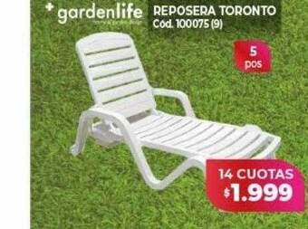 Naldo Lombardi Gardenlife reposera toronto oferta