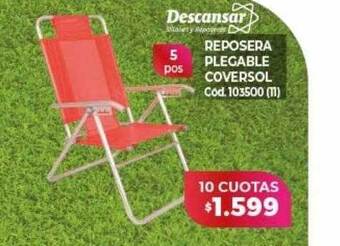 Naldo Lombardi Reposera plegable coversol descansar oferta