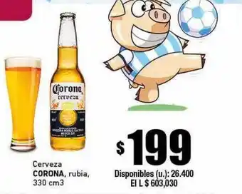 Cooperativa Obrera Cerveza corona rubia oferta