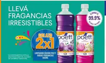 Supermercados Todo Limpiador líquido poett varias fragancias oferta