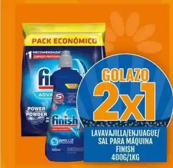 Supermercados Todo Lavavajilla enjuague sal para máquina finish oferta