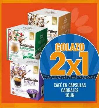 Supermercados Todo Café en cápsulas cabrales oferta