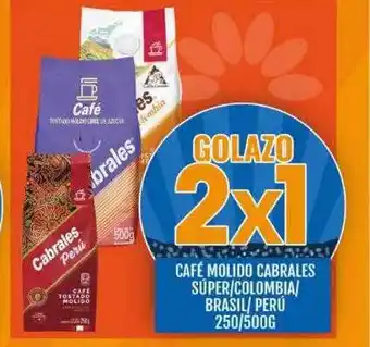 Supermercados Todo Café molido cabrales súper colombia brasil perú oferta
