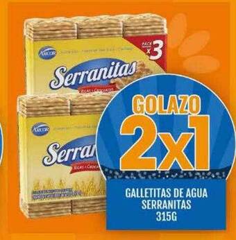 Supermercados Todo Galletitas de agua serranitas oferta