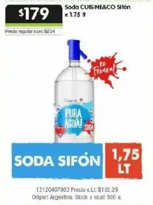 Jumbo Soda cuisine&co 1750cc oferta