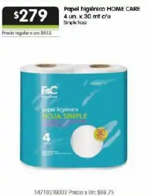 Papel higiénico home care
