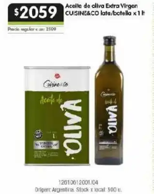Jumbo Aceite de oliva extra virgen c&co 1lt oferta