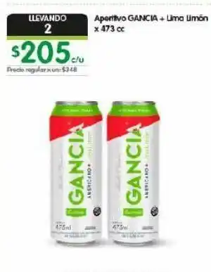 Jumbo Aperitivo gancia + lima limón 473cc oferta