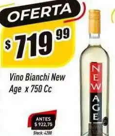 Supermercados Comodin Vino bianchi new age x 750 cc oferta
