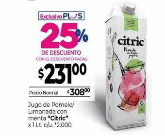 La Anonima Jugo de pomelo limonada con menta oferta