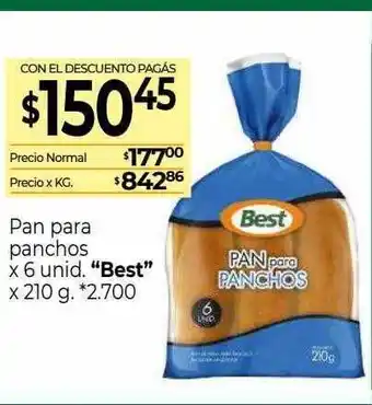 La Anonima Pan para panchos oferta