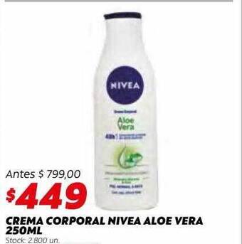 Ferniplast Crema corporal nivea aloe vera oferta