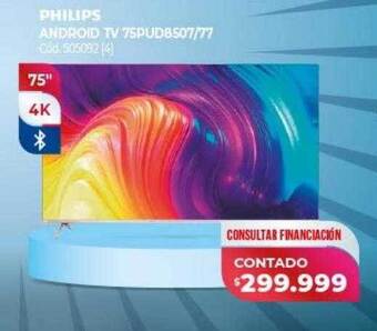 Naldo Lombardi Philips android tv 75pud8507 77 oferta