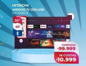 Naldo Lombardi Hitachi android tv cdh-le50 oferta
