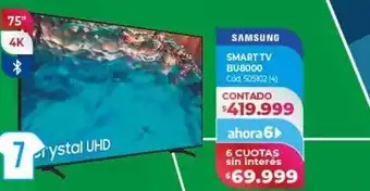 Naldo Lombardi Smart tv bu8000 samsung oferta