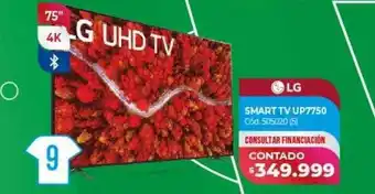 Smart tv up7750 lg