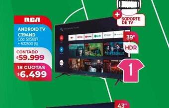 Naldo Lombardi Rca android tv c39and oferta