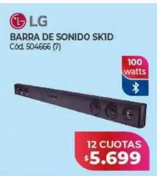 Naldo Lombardi Lg barra de sonido sk1d oferta