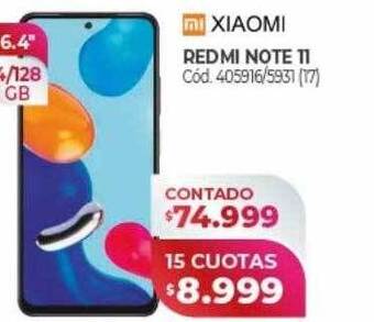 Naldo Lombardi Xiaomi redmi note 11 oferta