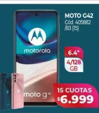 Naldo Lombardi Moto g42 oferta