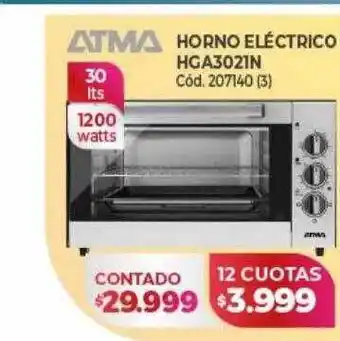 Naldo Lombardi Horno eléctrico hga3021n atma oferta