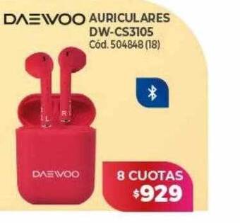 Naldo Lombardi Daewoo auriculares dw-cs3105 oferta