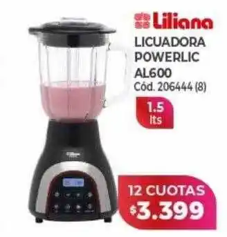 Naldo Lombardi Liliana licuadora powerlic al600 oferta