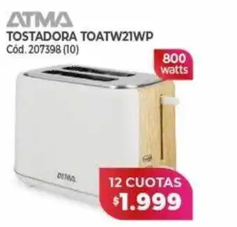 Naldo Lombardi Atma tostadora toatw21wp oferta