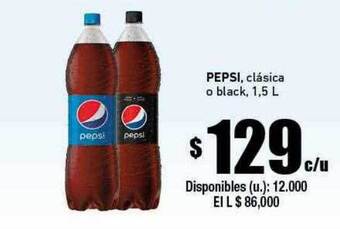 Cooperativa Obrera Pepsi clásica o black oferta
