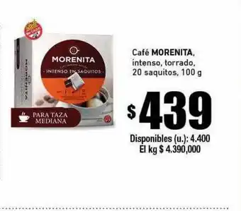Cooperativa Obrera Café morenita intense torrado oferta