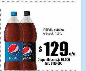 Cooperativa Obrera Pepsi clasica o black oferta