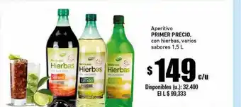 Cooperativa Obrera Aperitivo primer precio con hierbas varios sabores oferta