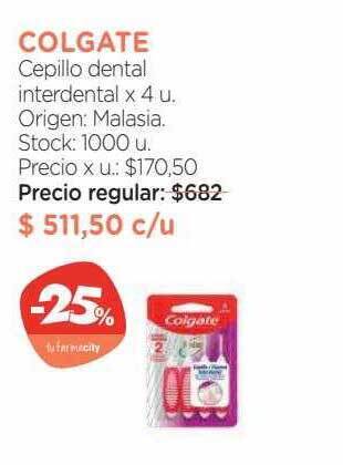 Farmacity Colgate cepillo dental interdental oferta