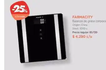 Farmacity Farmacity balanza de grasa corporal oferta