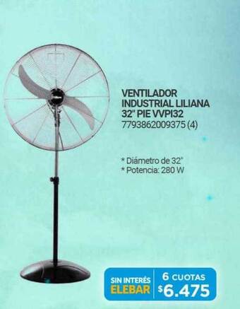 Punto Blu Ventilador industrial liliana 32 oferta