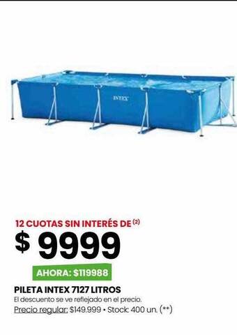 Punto Mayorista Pileta intex 7127 litros oferta