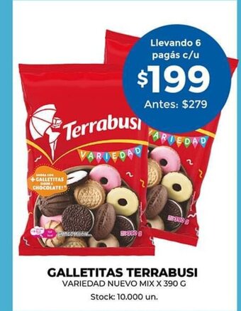 Supermercados Tadicor Galletitas Terrabusi oferta