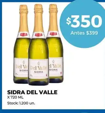 Supermercados Tadicor Sidra Del Valle oferta