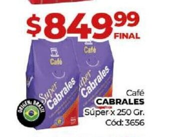 Diarco Café Cabrales Super oferta