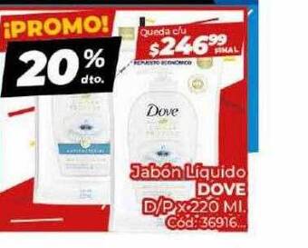 Diarco Jabón liquido dove oferta