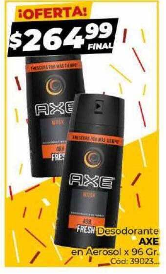 Diarco Desodorante axe en aerosol oferta