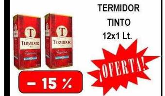 Dulcenter Termidor tinto oferta