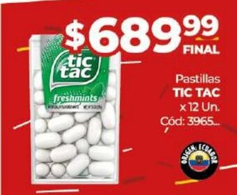 Diarco Pastillas Tic Tac oferta