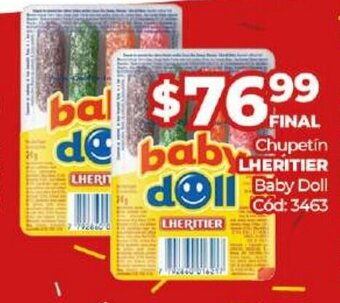 Diarco Chupetín Lheritier Baby Doll oferta