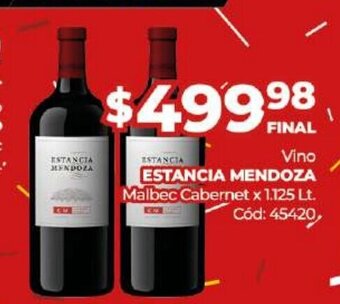 Diarco Vino Estancia Mendoza oferta