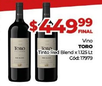 Diarco Vino Toro Tinto Red Blend oferta