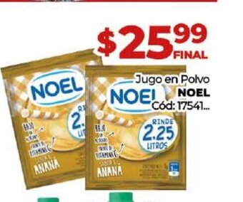 Diarco Jugo en Polvo Noel oferta