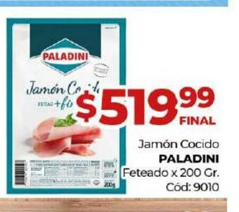 Diarco Jamón Cocido Paladini oferta