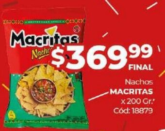 Diarco Nachos Macritas oferta